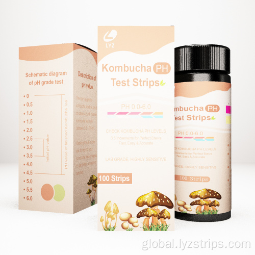 Kombucha Ph Test Strips pH Test Strips for Kombucha Brewing 0-6 Supplier